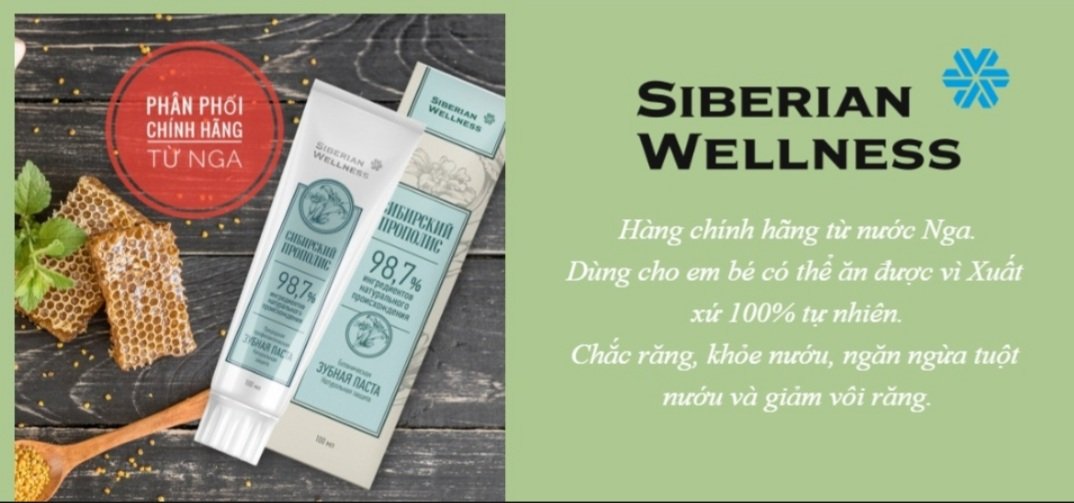 Kem đánh răng  thảo dược từ thiên nhiên Siberian
