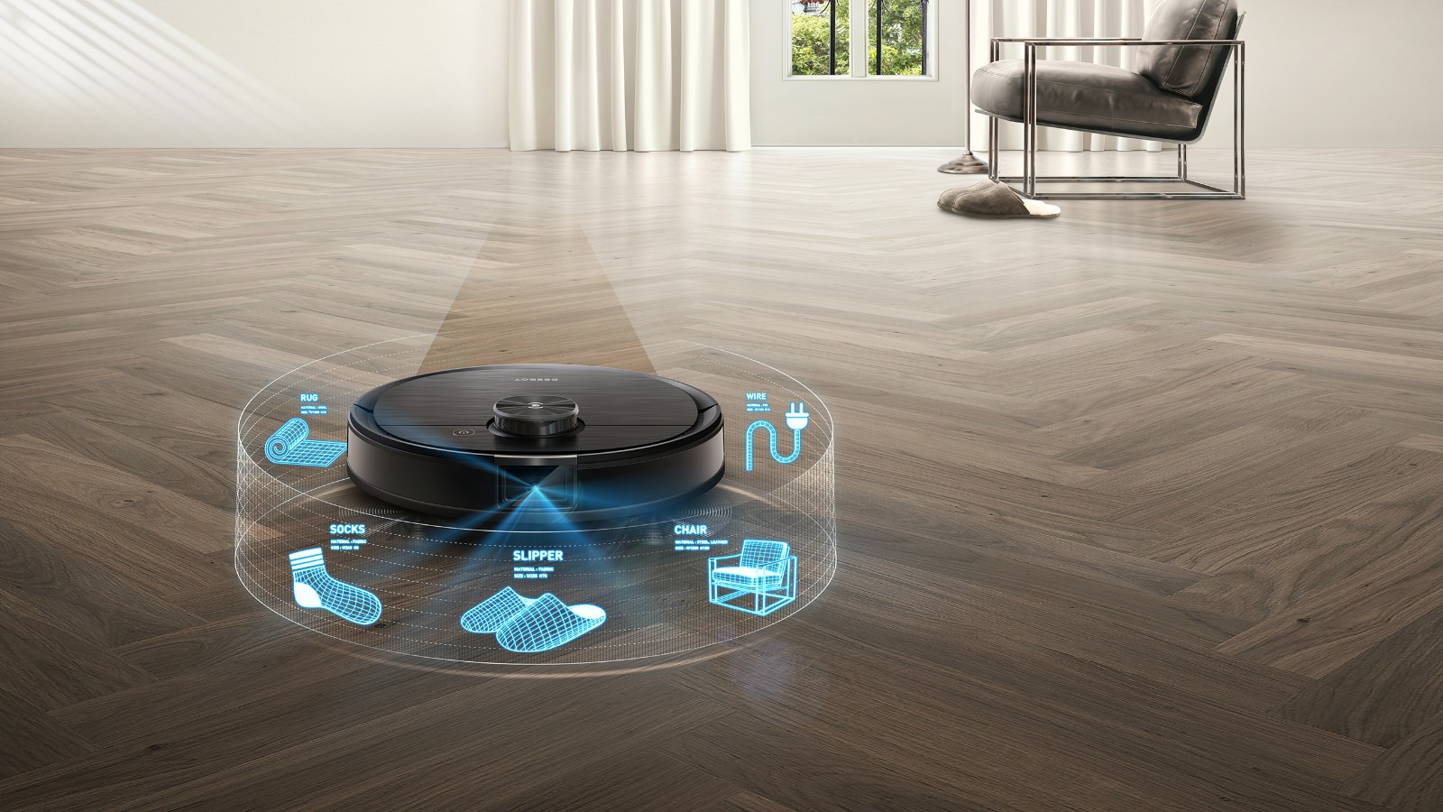 ROBOT HÚT BỤI LAU NHÀ ECOVACS DEEBOT T8 AIVI