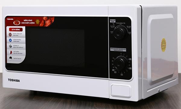 LÒ VI SÓNG CƠ KHÔNG NƯỚNG TOSHIBA ER-SM20(W1)VN DUNG TÍCH 20 LÍT