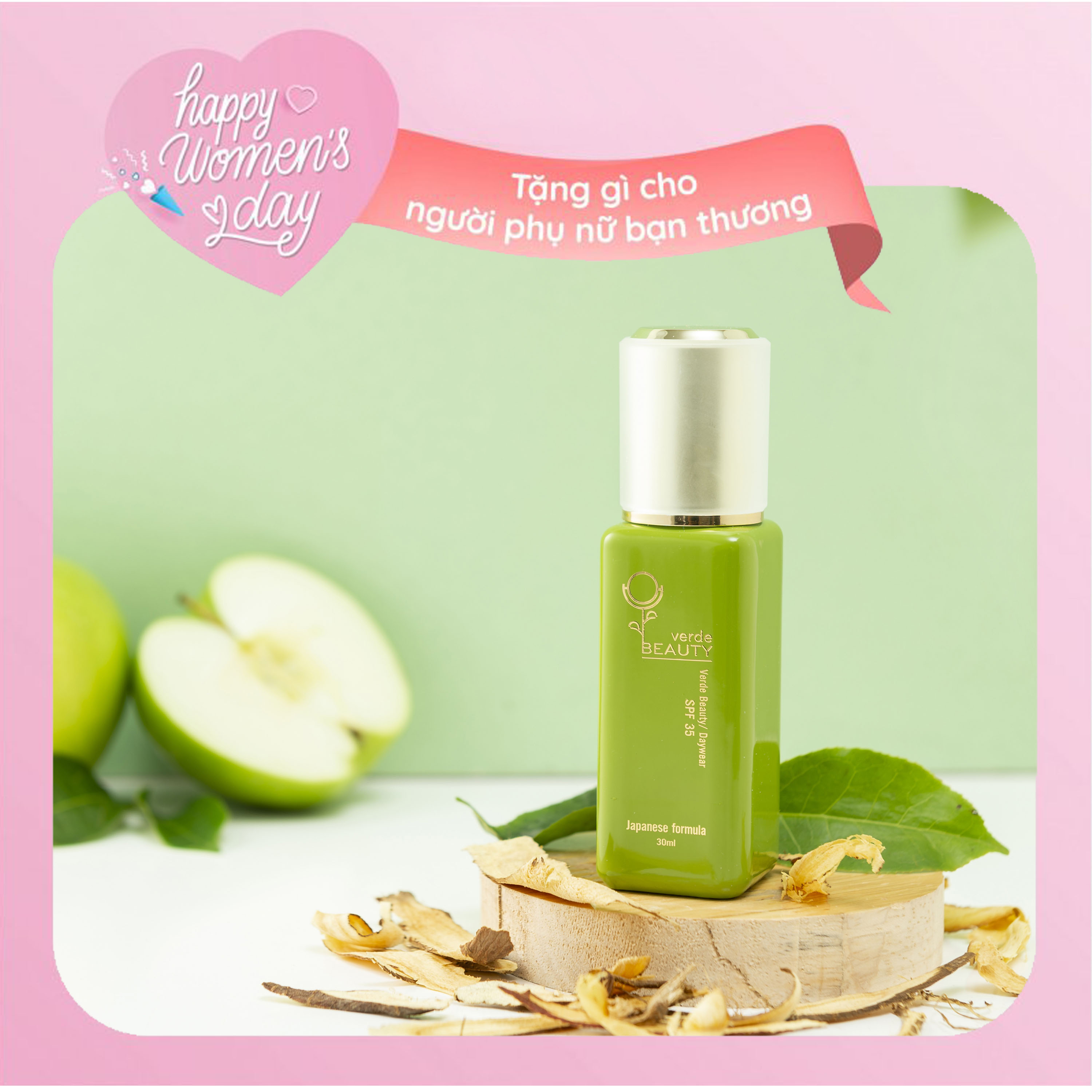 KEM FACE JAPANESE (VERDE BEAUTY/ DAYWEAR SPF 35)