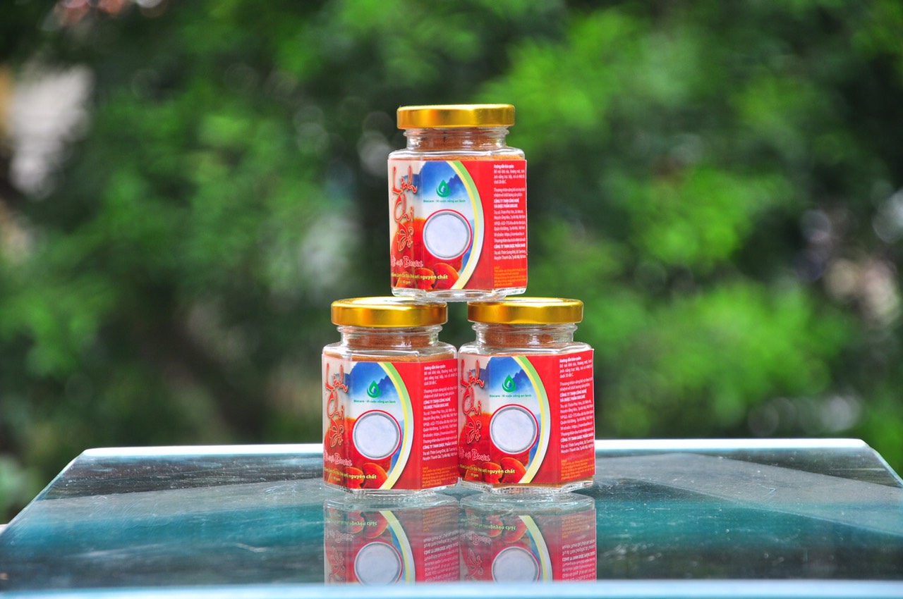 LINH CHI ĐỎ ( HỆ SỢI) NGUYÊN CHẤT HỘP 60 GAM