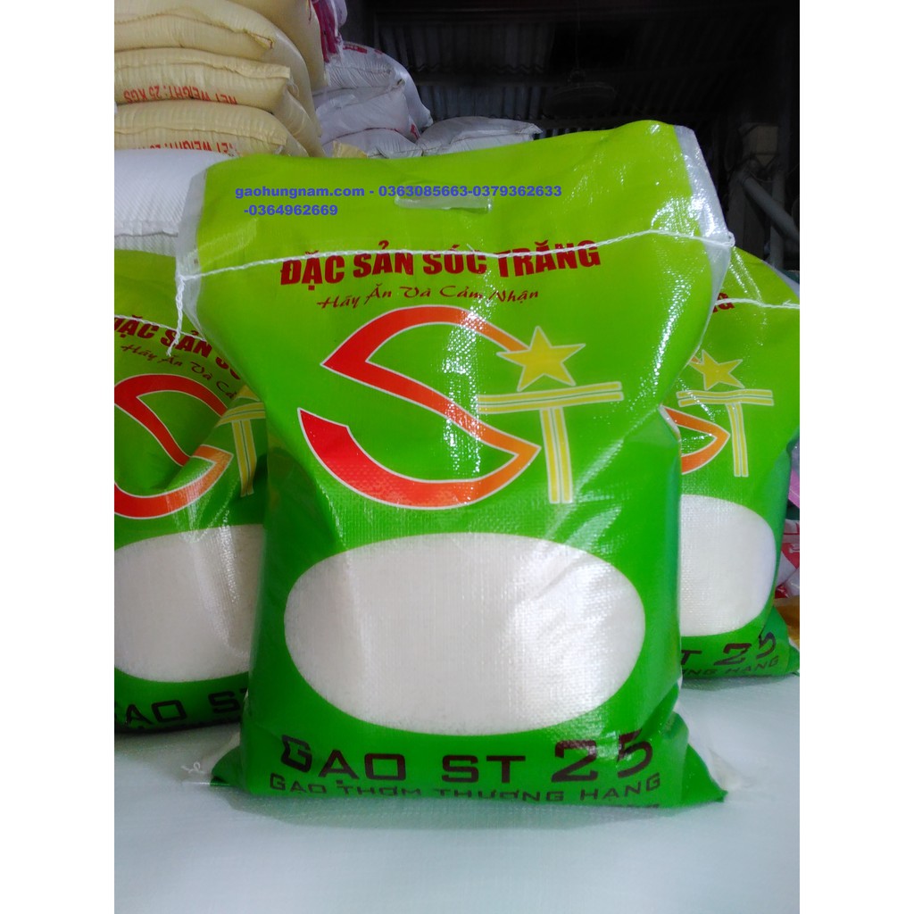 Gạo ST25 Sóc Trăng ( 10kg)