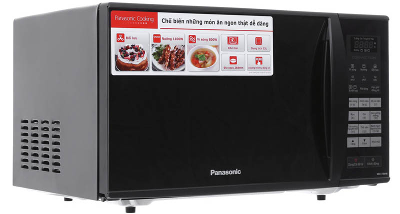 LÒ VI SÓNG ĐIỆN TỬ CÓ NƯỚNG PANASONIC NN-CT36HBYUE DUNG TÍCH 23 LÍT