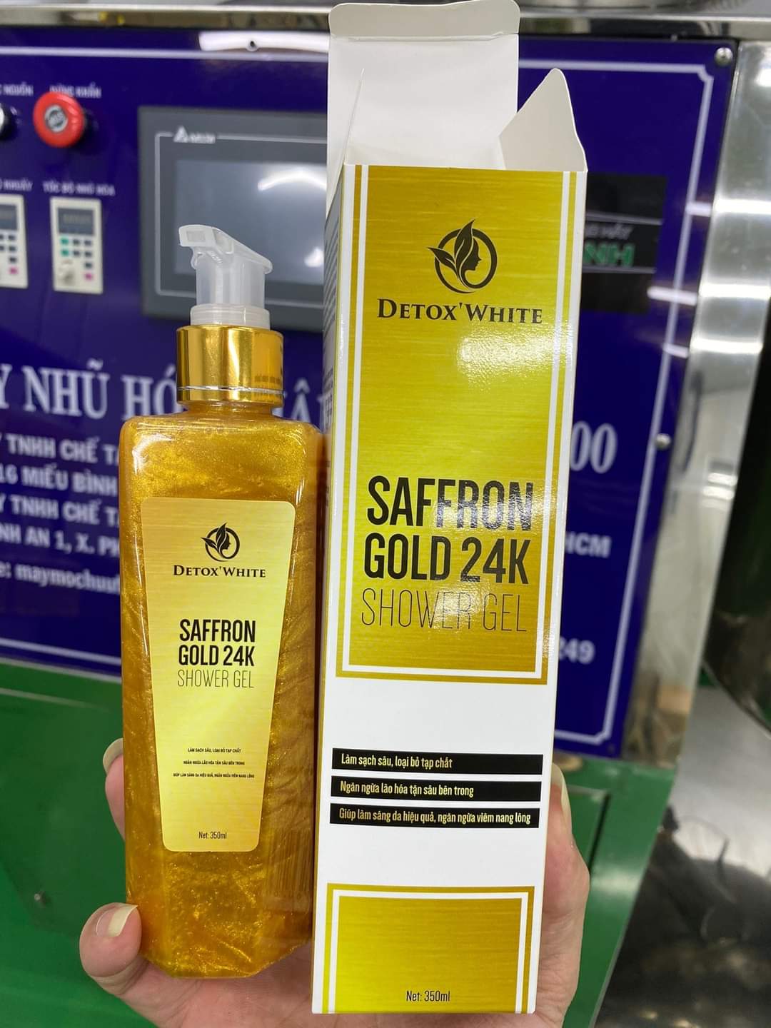 SỮA TẮM SAFFRON GOLD 24K SHOWER GEL