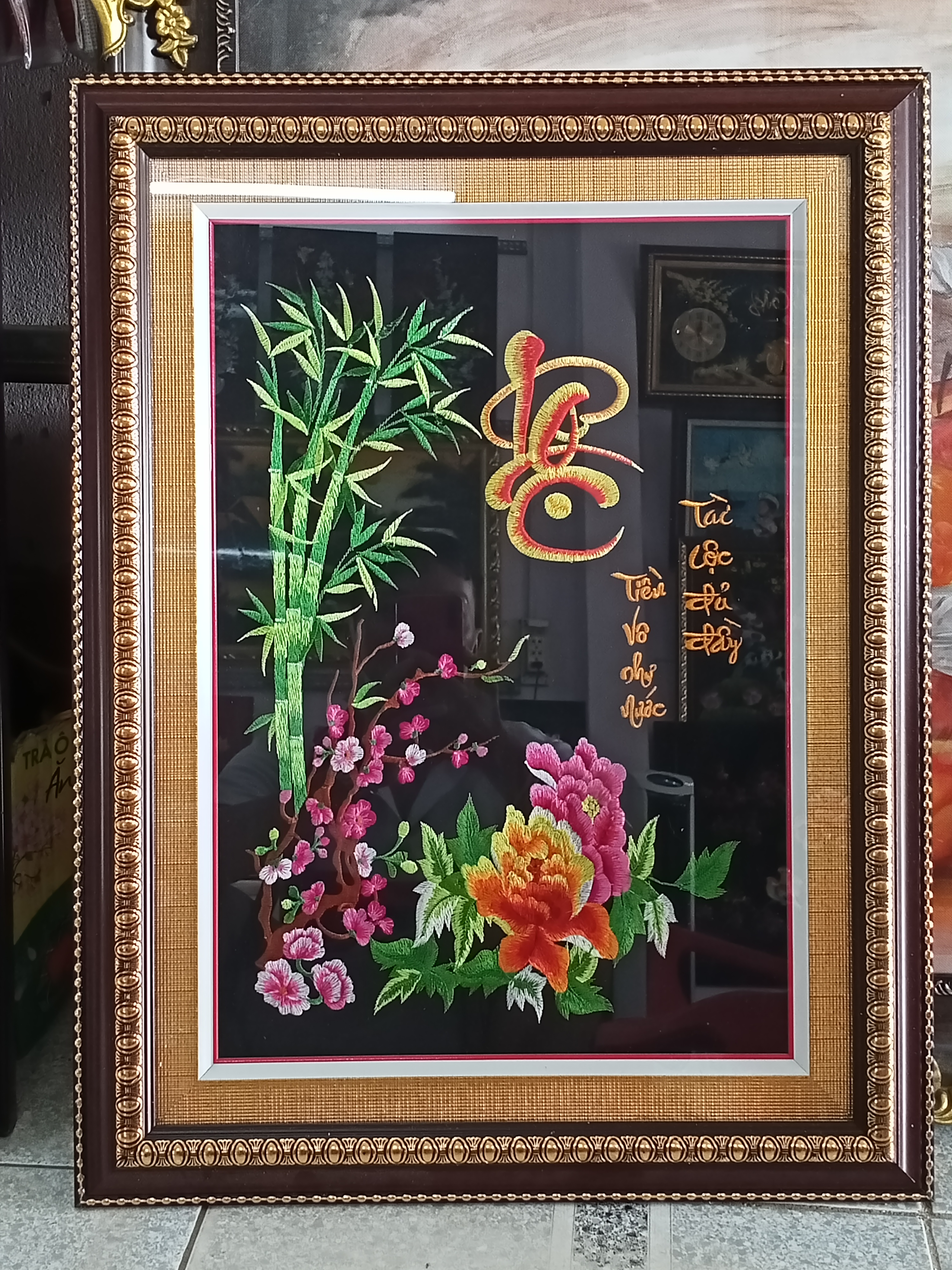 Tranh thêu Thư Pháp - LỘC