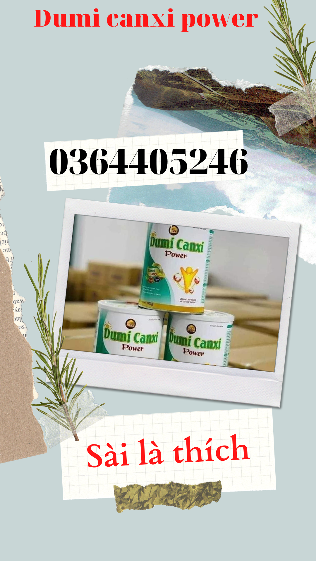 DUMI CANXI POWER 900G