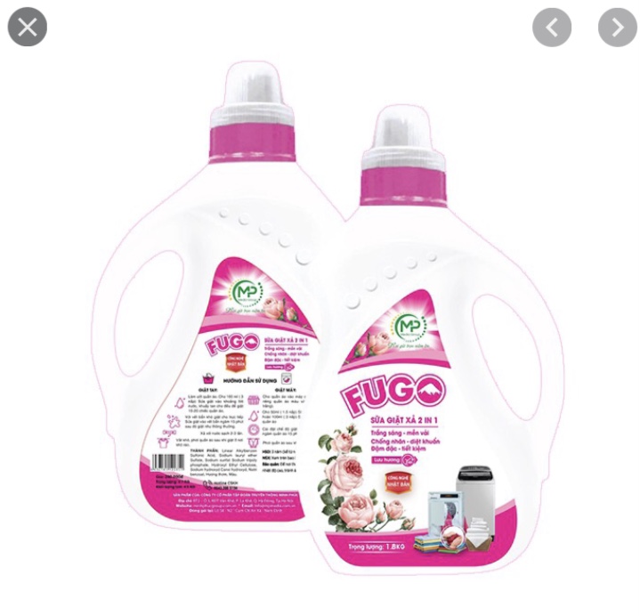 Sữa giặt fugo trắng