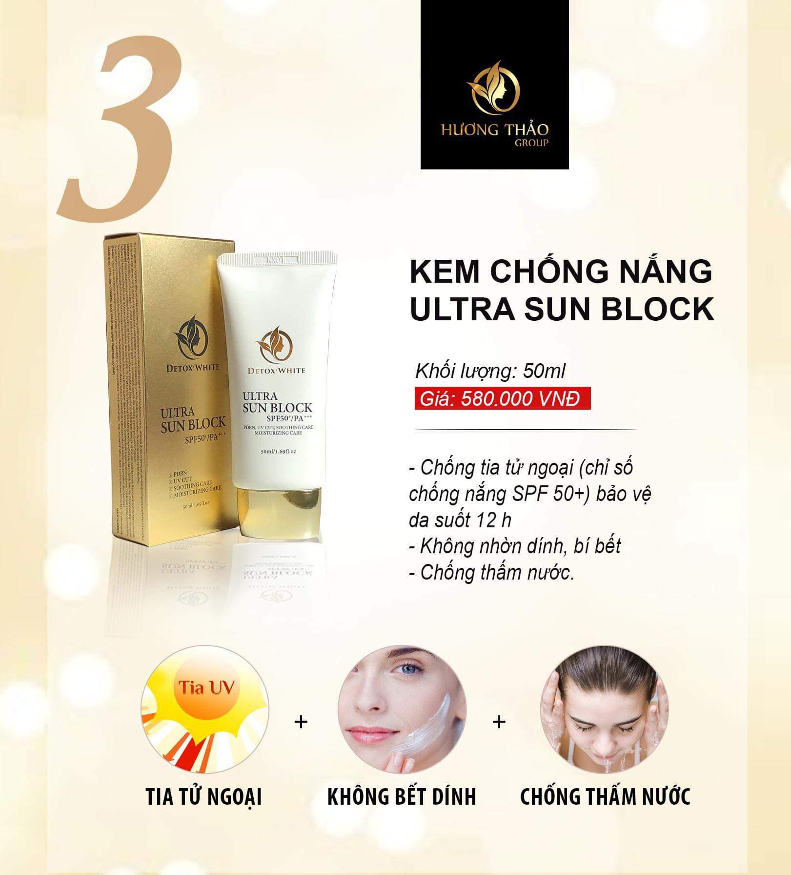 Kem chống nắng ultra sun bock
