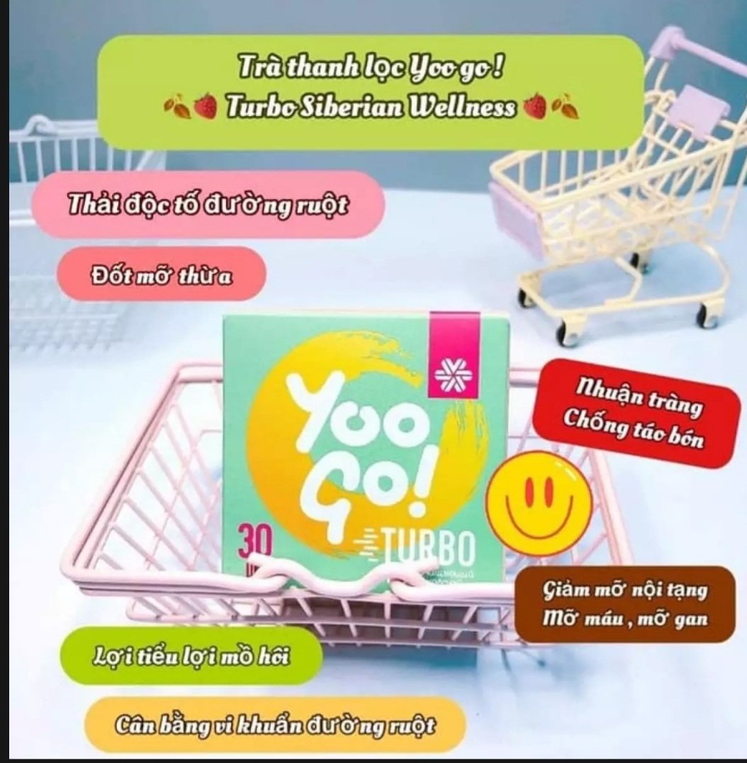 Trà thảo dược  giảm cân YOO GO Turbo tea
