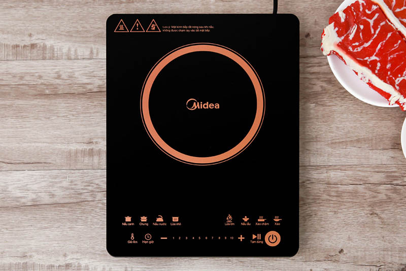 BẾP ĐIỆN TỪ MIDEA MI-T2120DC CÔNG SUẤT 2100W