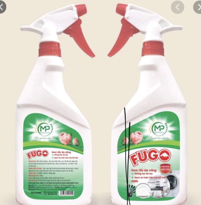 Nước tẩy đa năng fugo