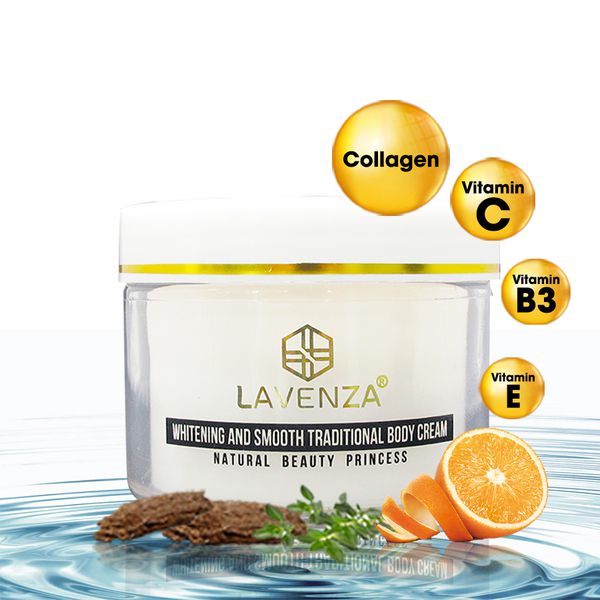 KEM BODY TRUYỀN TRẮNG SIÊU MỊN - WHITENING AND SMOOTH TRADITIONAL BODY CREAM NATURAL BEAUTY PRINCESS