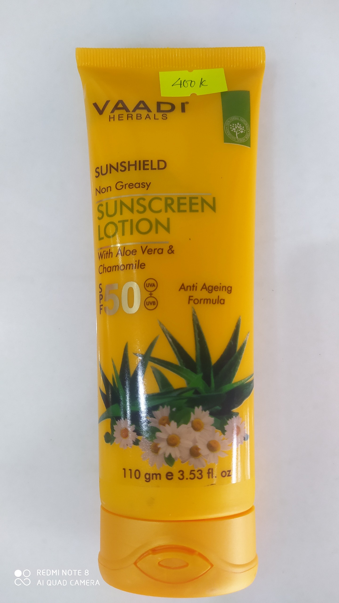 Kem Chống Nắng Lô Hội SPF50 Vaadi Herbals