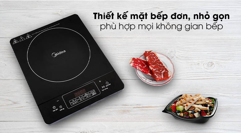 BẾP ĐIỆN TỪ MIDEA MI-T2120DG CÔNG SUẤT 2100W